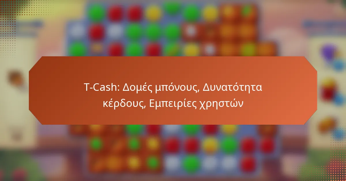 T-Cash: Δομές μπόνους, Δυνατότητα κέρδους, Εμπειρίες χρηστών